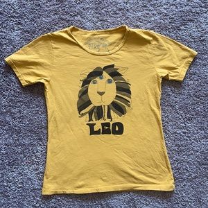 Free People Strip Tees Leo Fitted T-shirt - Mustard